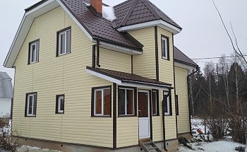 Внешняя отделка дома сайдингом