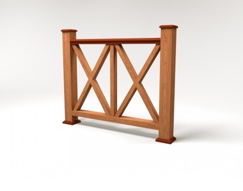 Ограждение из ДПК FG7 терракот купить в Сочи