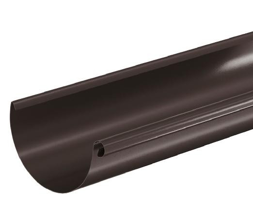 Водосток Aquasistem, система 150/100 - Водосточный желоб 3.00м RR 32 Тёмно Коричневый купить в Сочи