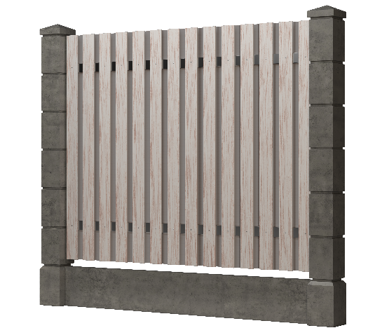 Заборная доска GRINDERDECO, ДПК, тиснение "дуб" Выбеленный дуб купить в Сочи