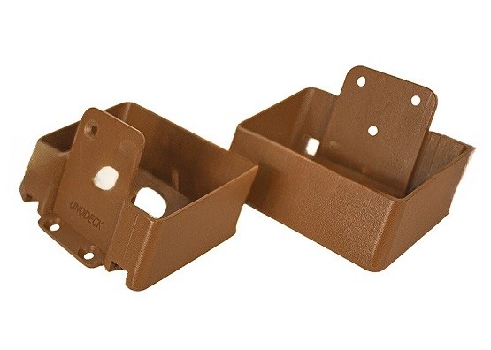 Крепления перил наклонное из алюминия GardenParkett Орех купить в Сочи