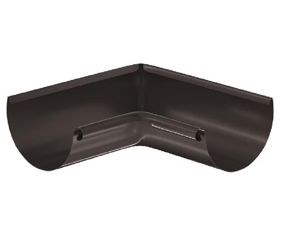 Водосток Aquasistem, система 125x90 - Угол желоба, внутренний 90° RR 32 Тёмно Коричневый купить в Сочи