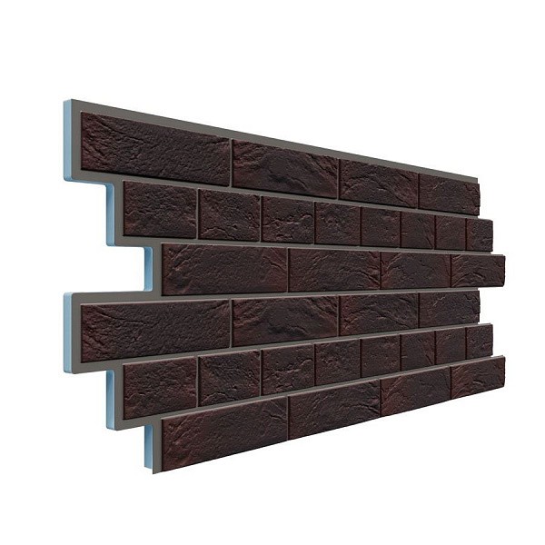 Фасадная термопанель Доломит Венецианский кирпич 20 мм Алтея купить в Сочи