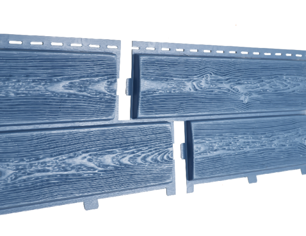 Фасадная панель Ю-Пласт Хокла Color Голубика купить в Сочи