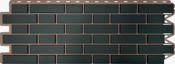 Фасадная панель Альта-Профиль, Кирпич Клинкерный, Графит купить в Сочи