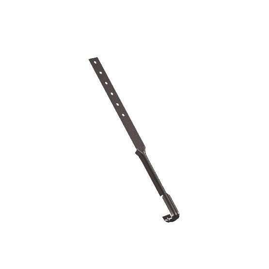 Водосток Aquasistem, система 125x90 - Поддержка желоба RR 32 Тёмно-Коричневый купить в Сочи