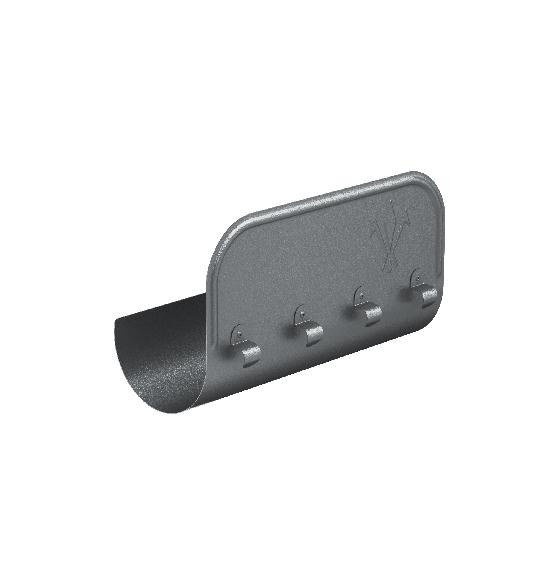 Водосток Aquasistem, Система 150/100 - Ограничитель перелива прямой RR 23 Маренго matt купить в Сочи