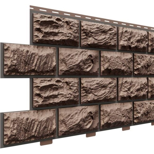 Фасадная панель Доломит, Альпийский Премиум Турмалин купить в Сочи