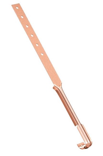 Водосток Aquasistem, система 125x90 - Поддержка желоба Медь купить в Сочи