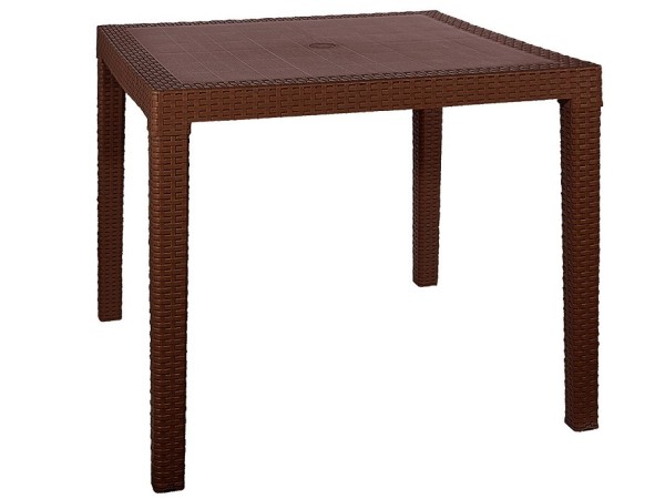 Стол квадратный FIJI Quatro Table Коричневый купить в Сочи