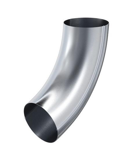 Водосток Aquasistem, Система 125x90 - Колено трубы оцинковка купить в Сочи