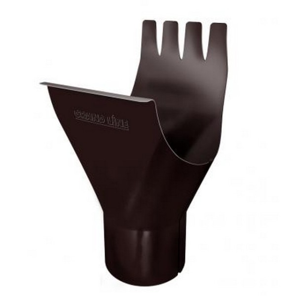 Водосток Grand Line 150x100 – Воронка желоба RAL 8017 купить в Сочи