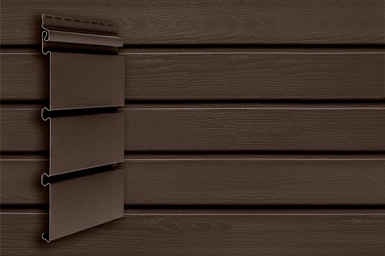 Сайдинг Архитектурный Планкен Grand Line Темный дуб купить в Сочи