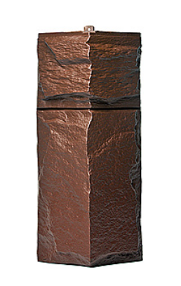 Угол T-Сайдинг-ЭКО-1 Гранит Леон - Браун купить в Сочи