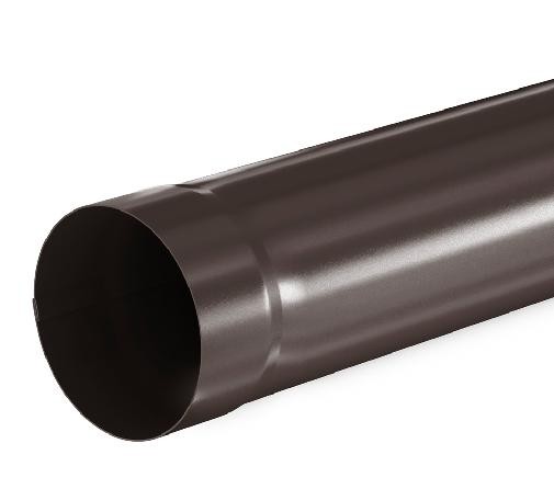 Водосток Aquasistem, система 150/100 - Труба водосточная 3.00м RR 32 Тёмно Коричневый купить в Сочи