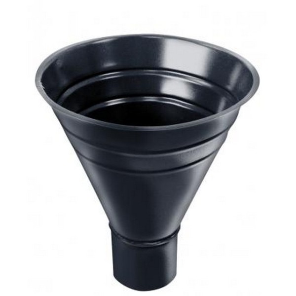 Водосток Grand Line 125x90 – Воронка водосборная RAL 7024 купить в Сочи