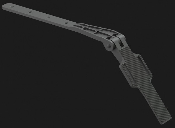 Крепление регулируемое Docke Premium ПВХ - Графит купить в Сочи