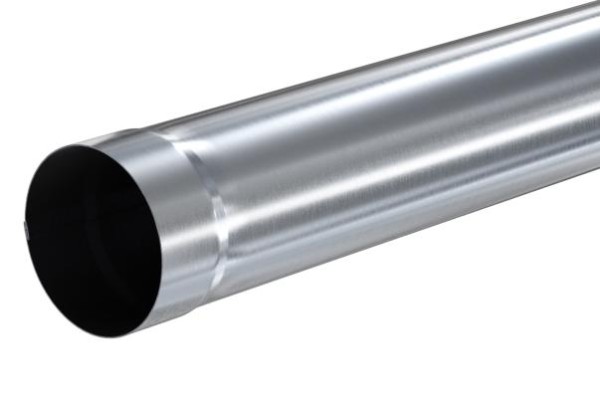 Водосток Aquasistem, Система 125x90 - Соединительная труба 1 метр оцинковка купить в Сочи