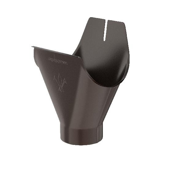 Водосток Aquasistem, система 125x90 - Воронка желоба RR 32 Тёмно Коричневый купить в Сочи