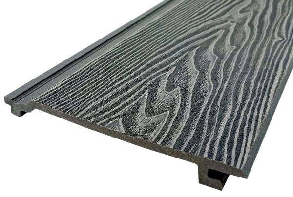 Сайдинг Darvolex 185x19x3000мм, 3D тиснение Серый купить в Сочи