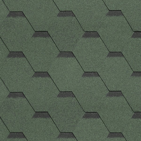 Гибкая черепица Shinglas, серия Ультра, коллекция Самба – Малахит купить в Сочи