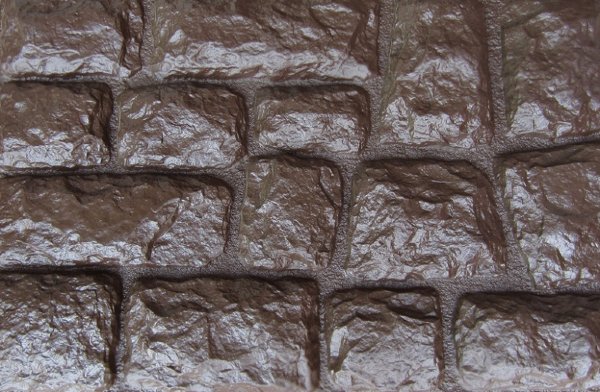 Фасадная панель Аэлит Камень крупный Коричневый купить в Сочи