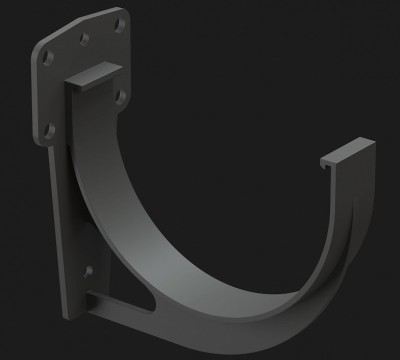 Кронштейн желоба Docke Premium ПВХ - Графит