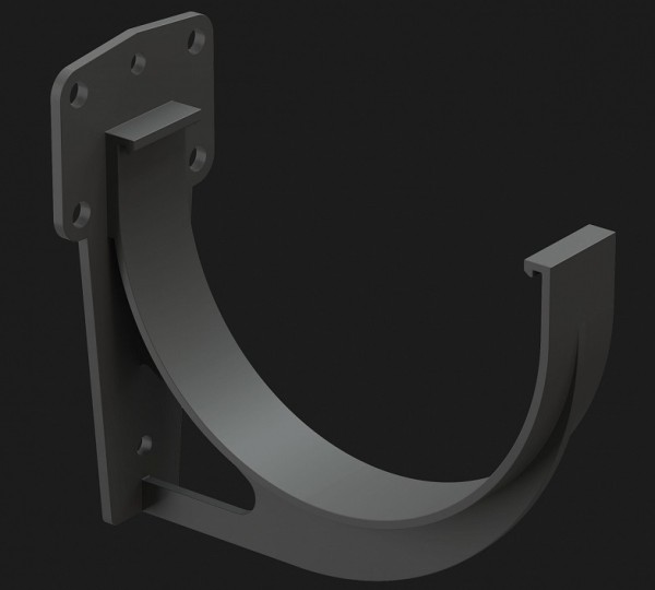 Кронштейн желоба Docke Premium ПВХ - Графит купить в Сочи