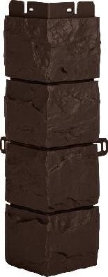 Угол наружный Альта-Профиль Фагот ЭКО Коричневый купить в Сочи