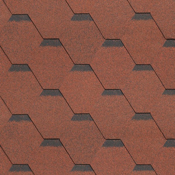 Гибкая черепица Shinglas, серия Ультра, коллекция Самба – Рубин купить в Сочи