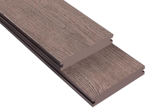 Террасная доска ДПК Outdoor 3D полнотелая NEVADA/CALIFORNIA BROWN коричневая микс купить в Сочи