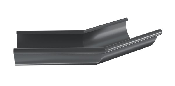 Водосток Aquasistem, система 125x90 - Угол желоба, наружный 135° RR 23 Маренго купить в Сочи