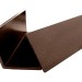 Уголок ДПК для сайдинга 70x70x3000мм Коричневый купить в Сочи