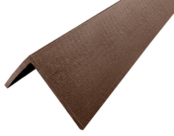 Уголок ДПК для сайдинга 70x70x3000мм Коричневый купить в Сочи
