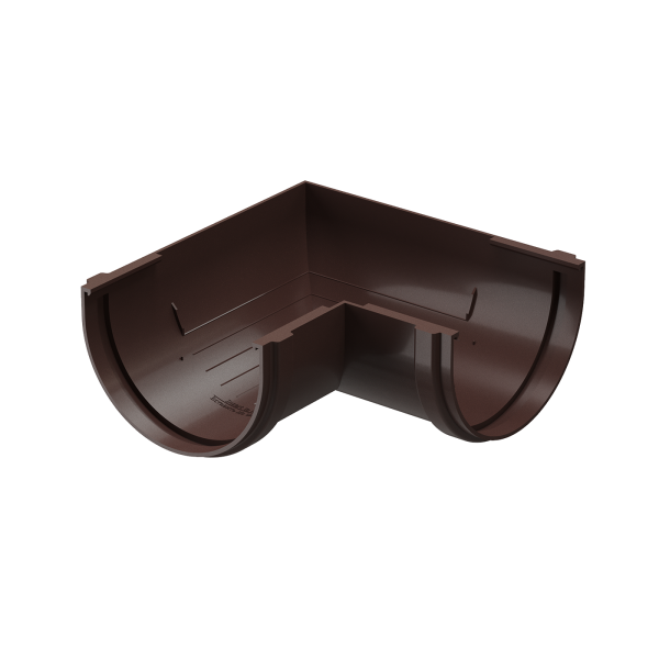 Угол желоба универсал 90˚ Docke Premium ПВХ - Шоколад купить в Сочи