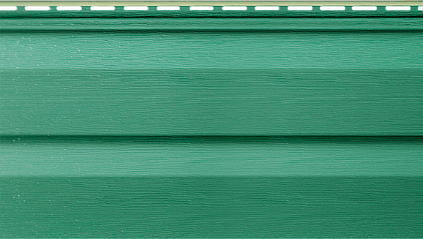 Виниловый сайдинг Канада плюс премиум, зеленый купить в Сочи