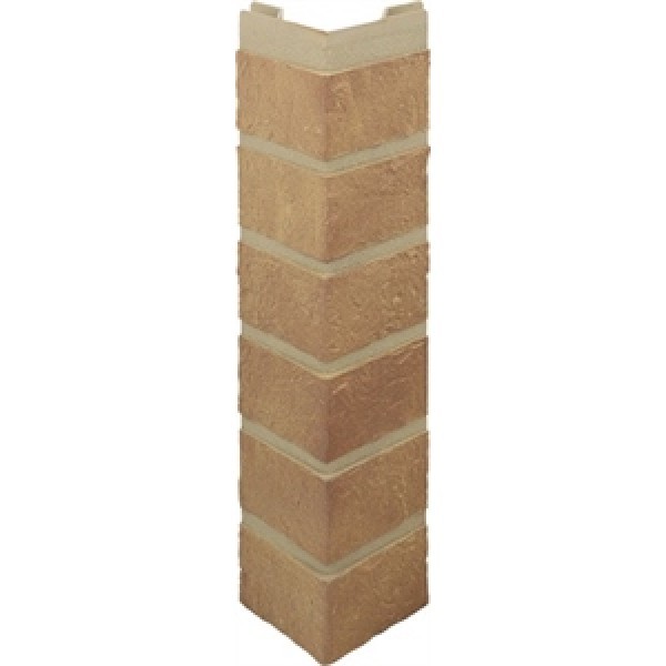 Наружный угол кирпич (бежевый), 0,47 х 0,1м купить в Сочи