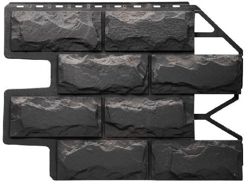 Фасадная панель FineBer Блок, Темно-серый купить в Сочи