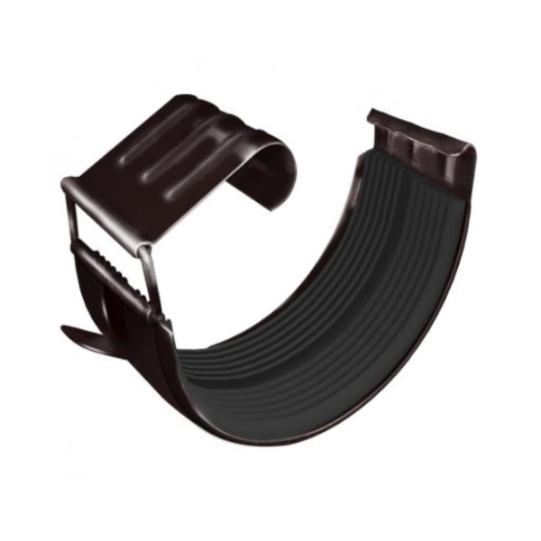 Водосток Grand Line 150x100 – Соединитель желоба RAL 8017 купить в Сочи