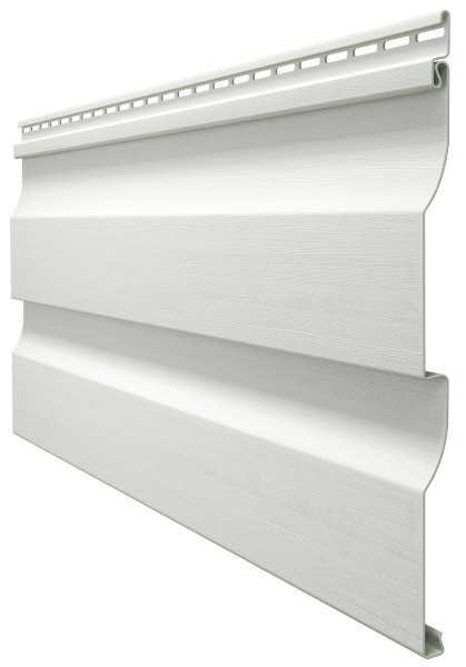 Виниловый сайдинг docke (дёке) - профиль D4,5D, пломбир купить в Сочи