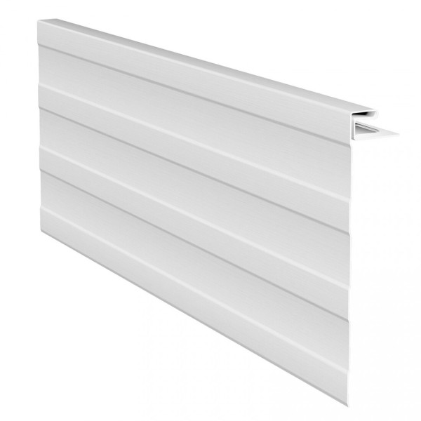 J-фаска ( ветровая, карнизная планка ) для сайдинга, белый купить в Сочи