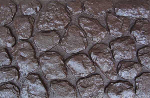 Фасадная панель Аэлит Камень мелкий Коричневый купить в Сочи