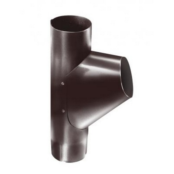 Водосток Grand Line 150x100 – Тройник RAL 8017 купить в Сочи