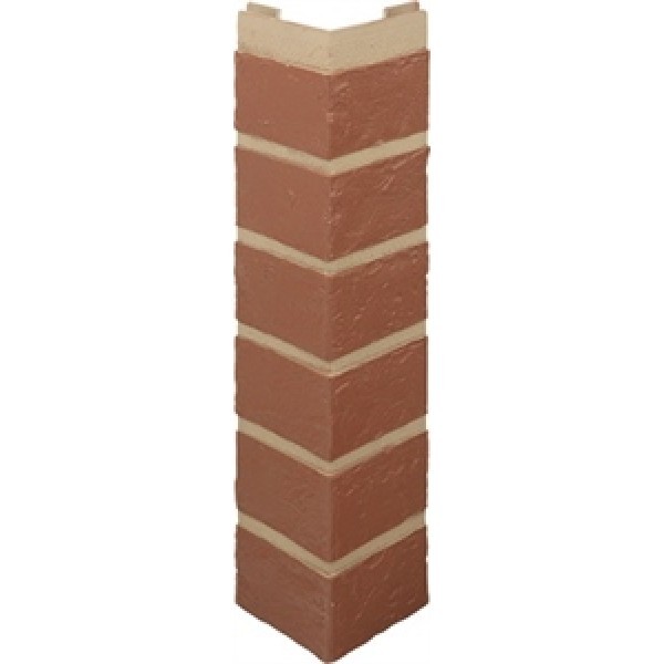 Наружный угол кирпич (красный), 0,47 х 0,1м купить в Сочи