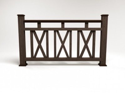 Ограждение из ДПК FG3 венге