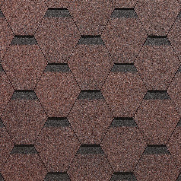 Гибкая черепица Docke, коллекция Сота – Красный купить в Сочи