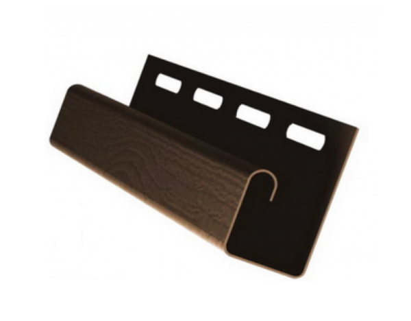 J-профиль для сайдинга, коричневый купить в Сочи