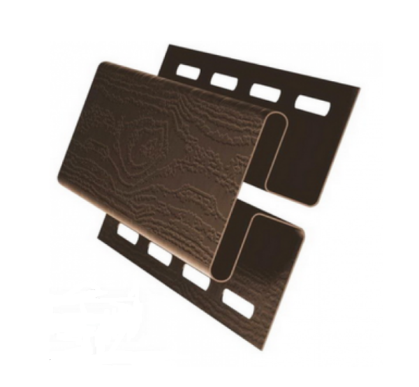 H-профиль (соеденительная планка)для сайдинга, коричневый купить в Сочи