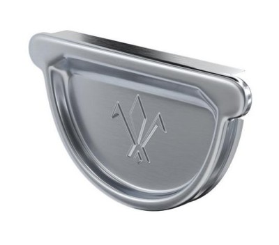 Водосток Aquasistem, Система 150/100 - Заглушка желоба универсальная оцинкованая