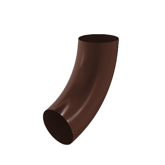 Водосток Aquasistem, система 125x90 - Колено трубы RAL 8017 Коричневый купить в Сочи